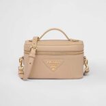 Prada Women Leather Mini-Bag-Beige