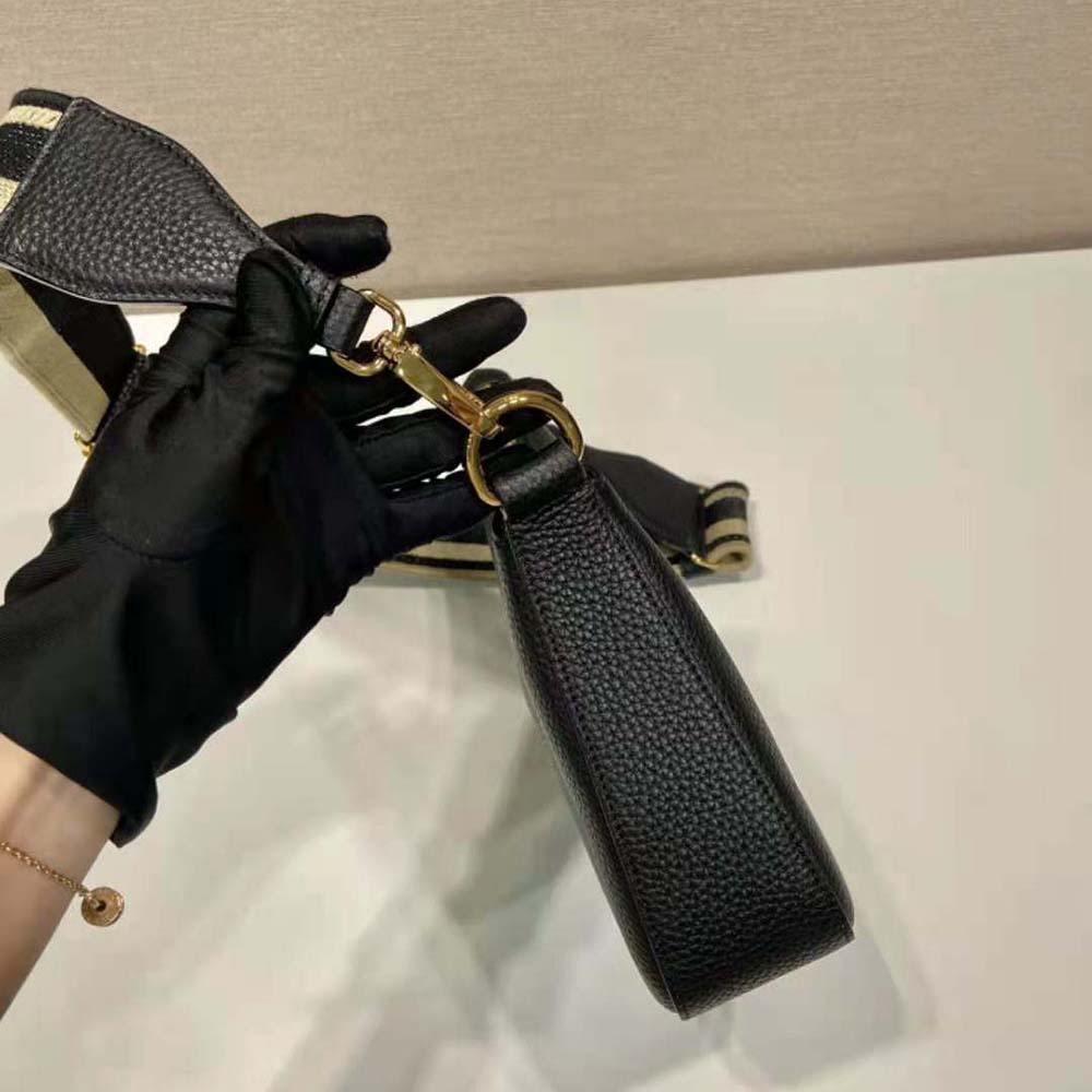 Prada Women Leather Shoulder Bag-Black 5 Prada Women Leather Shoulder Bag-Black - Image 5
