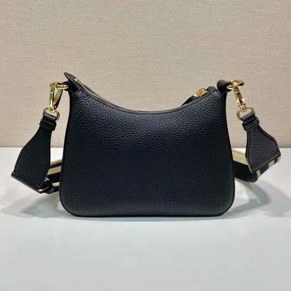 Prada Women Leather Shoulder Bag-Black 3 Prada Women Leather Shoulder Bag-Black - Image 3