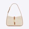 Saint Laurent YSL Women Le 5 à 7 in Canvas and Leather-Beige