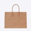 Saint Laurent YSL Women Rive Gauche Large Tote Bag in Vegetable-Tanned Leather