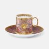 Scala Del Palazzo Coffee Set Includes Two Coffee Cup with Handle and Two Matching Saucer