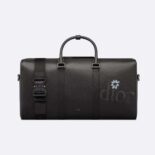 Dior Men By Erl Dior Lingot 50 Bag Black Grained Calfskin