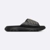 Dior Men H-town Sandal Black Rubber with Beige and Black Dior Oblique Jacquard