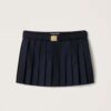 Miu Miu Women Pleated Batavia Miniskirt