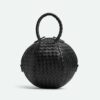 Bottega Veneta Women Mava Top Handle Bag-Black