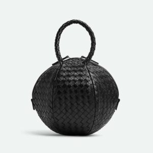 Bottega Veneta Women Mava Top Handle Bag-Black