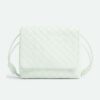 Bottega Veneta Women Mini Intrecciato Cross-Body Bag-White