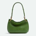 Bottega Veneta Women Small Clicker Shoulder Bag-Green