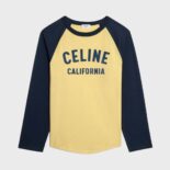 Celine Men 70s California T-shirt in Cotton Jersey