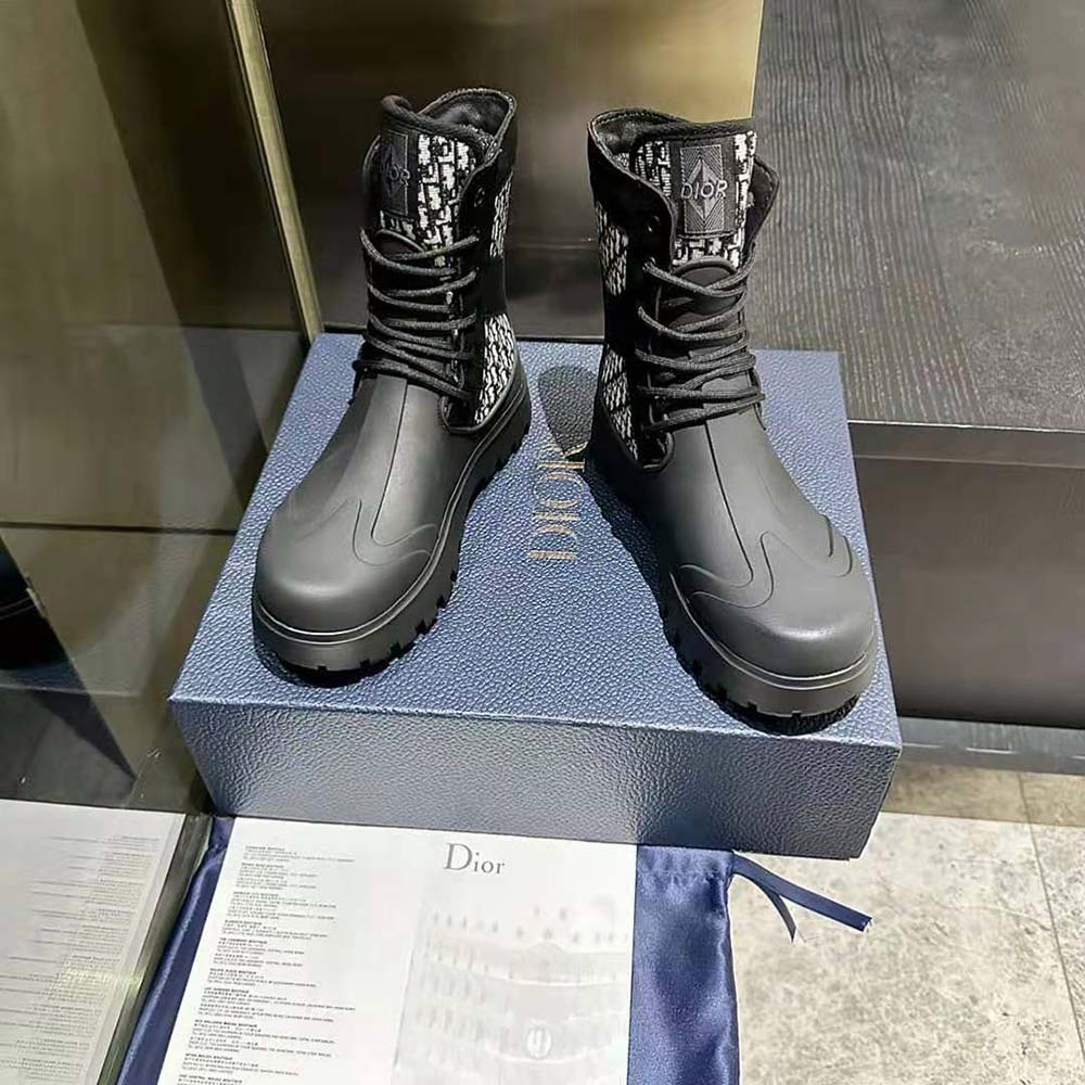 Christian Dior Dior Garden Lace-Up Boot