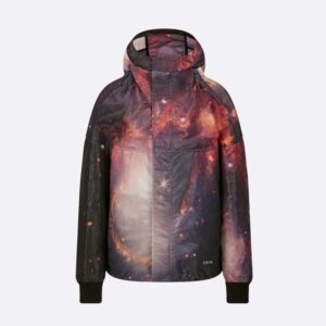 Dior Men Hooded Blouson Multicolor Technical Fabric