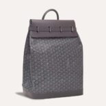 Goyard Unisex Steamer PM Bag Has Four Half-circle Studs-Silver