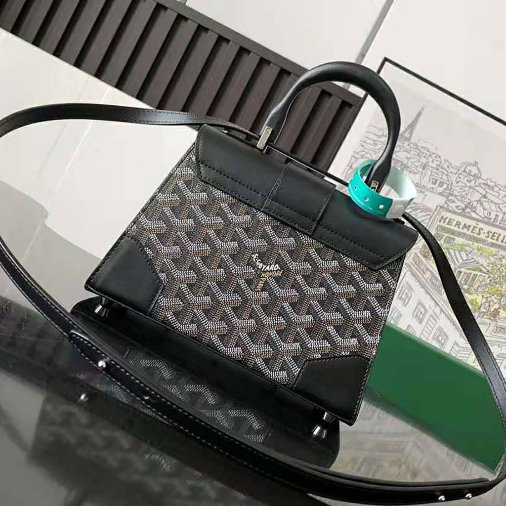 Goyard Women Saïgon Structuré Mini Bag Lettres Camouflage-Green 3 Goyard Women Saïgon Structuré Mini Bag Lettres Camouflage-Green - Image 3