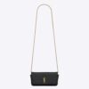 Saint Laurent YSL Women Gaby Phone Holder in Quilted Leather