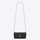 Saint Laurent YSL Women Gaby Phone Holder in Quilted Leather