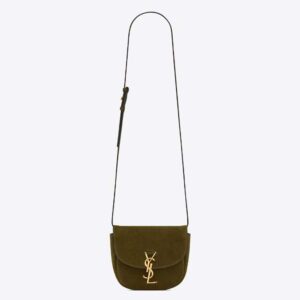 Saint Laurent YSL Women Kaia Small Satchel in Suede