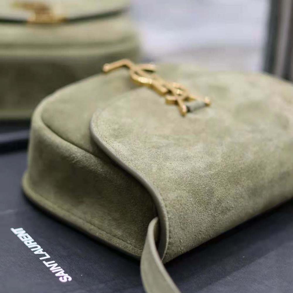 Saint Laurent YSL Women Kaia Small Satchel in Suede 8 Saint Laurent YSL Women Kaia Small Satchel in Suede - Image 8