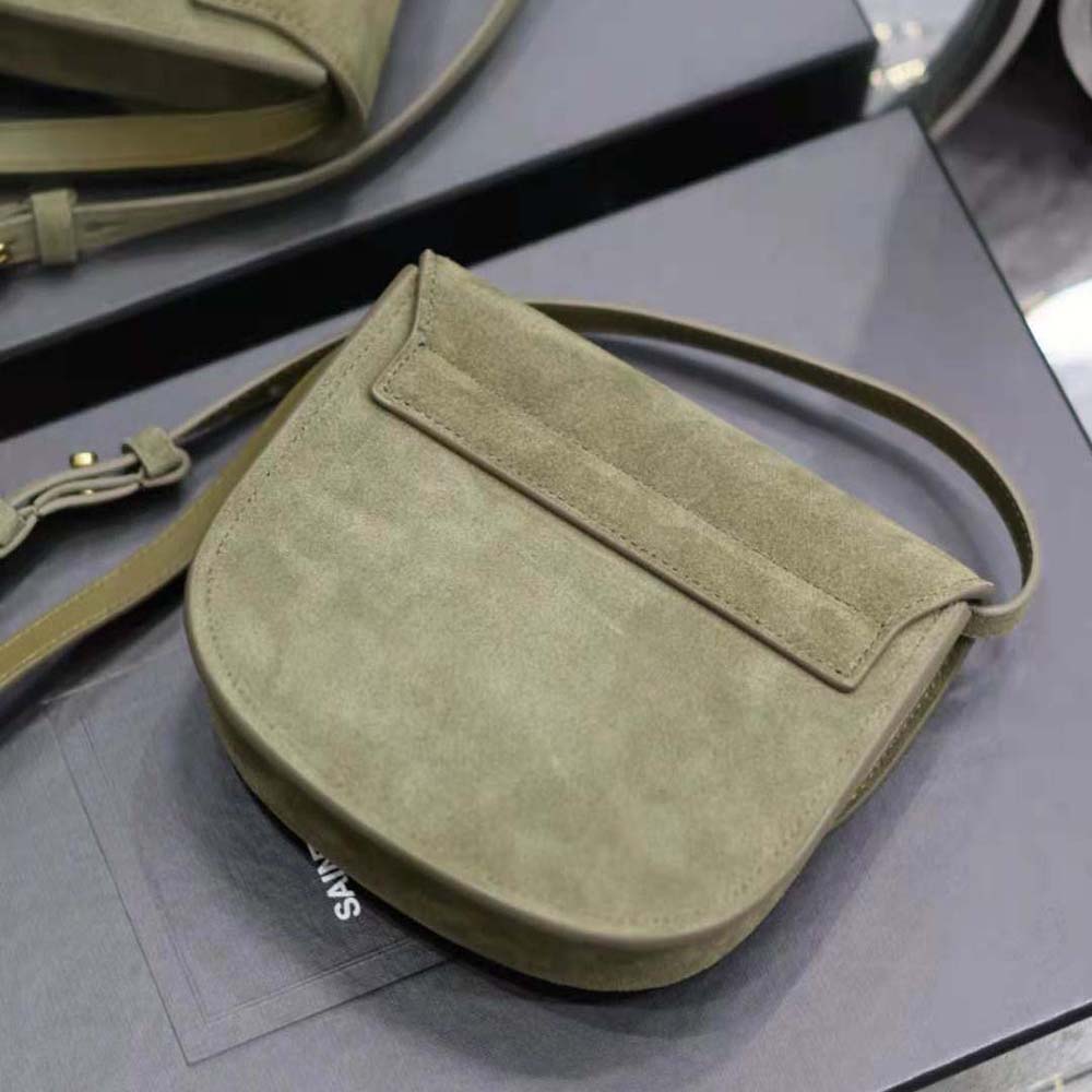 Saint Laurent YSL Women Kaia Small Satchel in Suede 5 Saint Laurent YSL Women Kaia Small Satchel in Suede - Image 5