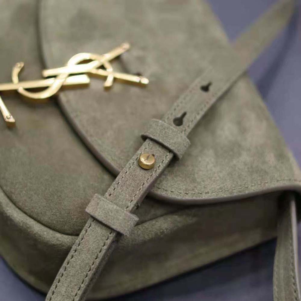 Saint Laurent YSL Women Kaia Small Satchel in Suede 10 Saint Laurent YSL Women Kaia Small Satchel in Suede - Image 10