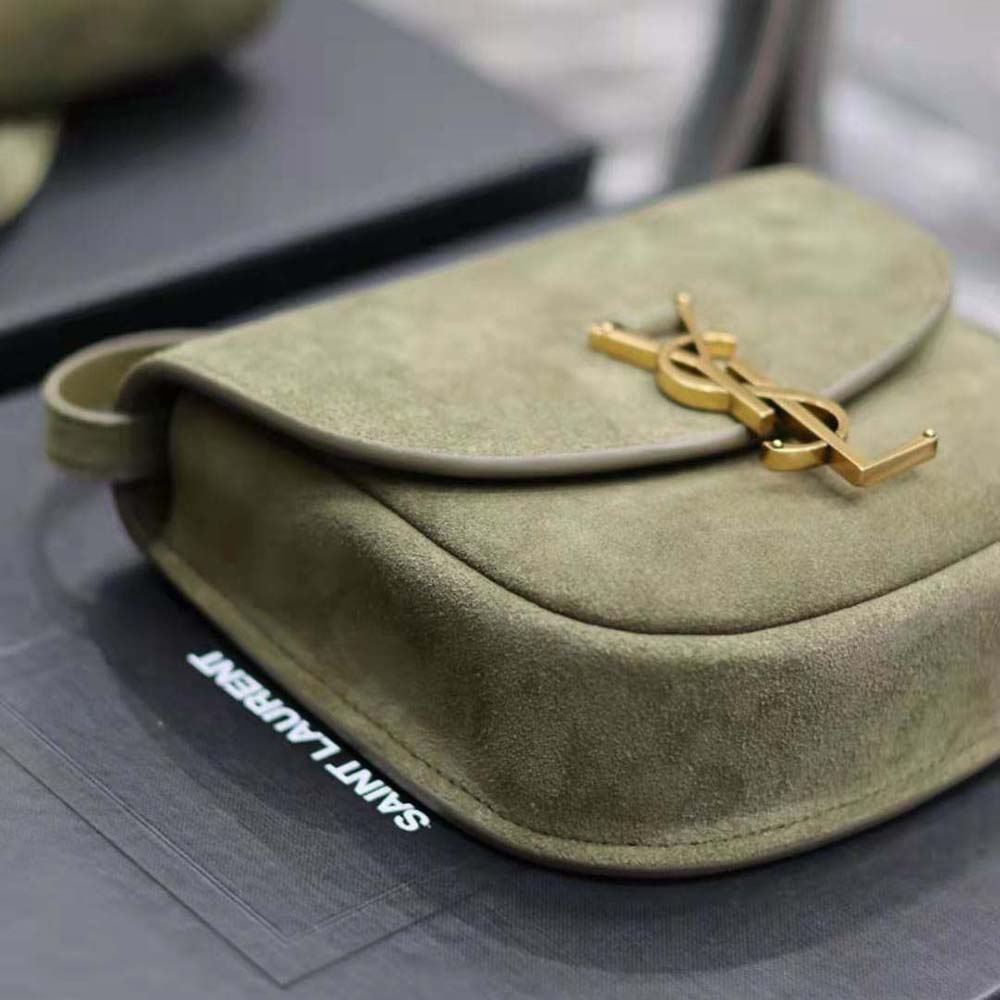 Saint Laurent YSL Women Kaia Small Satchel in Suede 7 Saint Laurent YSL Women Kaia Small Satchel in Suede - Image 7