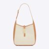 Saint Laurent YSL Women Small Le 5 à 7 Supple in Canvas and Smooth Leather