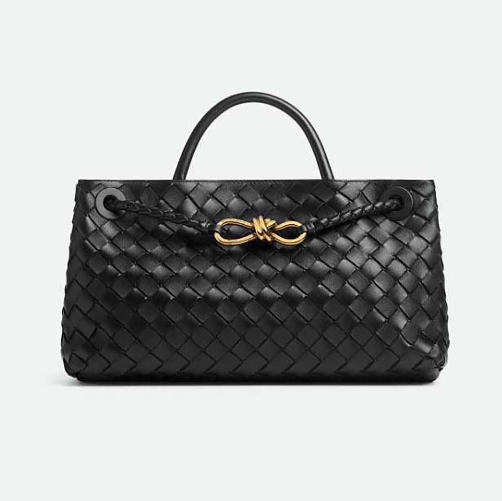 Bottega Veneta Women Small East/West Andiamo-Black