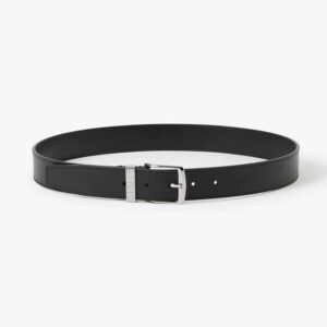 Burberry Men Check and Leather Belt