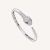 Bvlgari Women Serpenti Bangle Bracelet in 18 kt White Gold