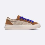 Dior Men B33 Sneaker Brown and Cream Dior Oblique Jacquard and Brown Suede