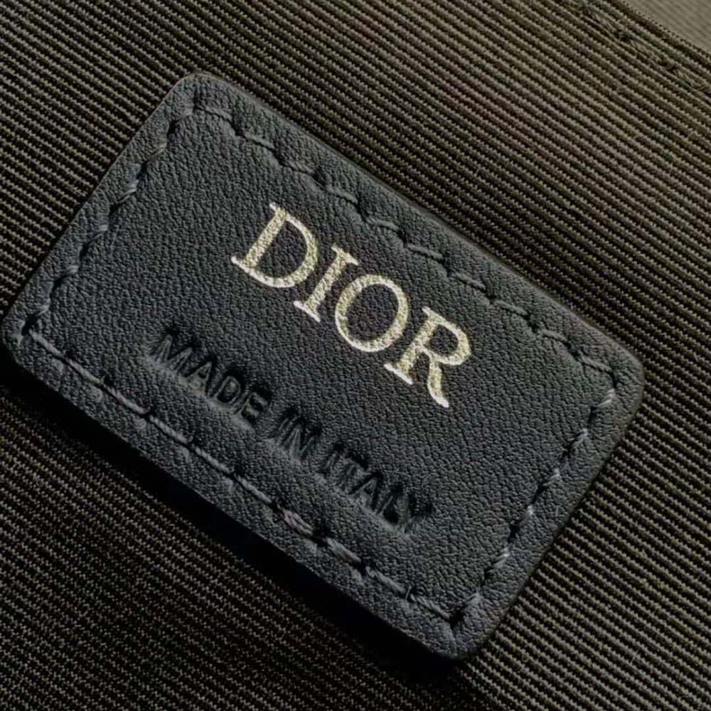 Dior Men Mini Dior Hit the Road Bag Navy Blue CD Diamond Canvas 10 Dior Men Mini Dior Hit the Road Bag Navy Blue CD Diamond Canvas - Image 10
