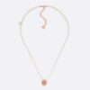 Dior Women D-Millefiori Necklace Matte Pink-Finish Metal