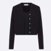 Dior Women Twin-set Black Cashmere Knit