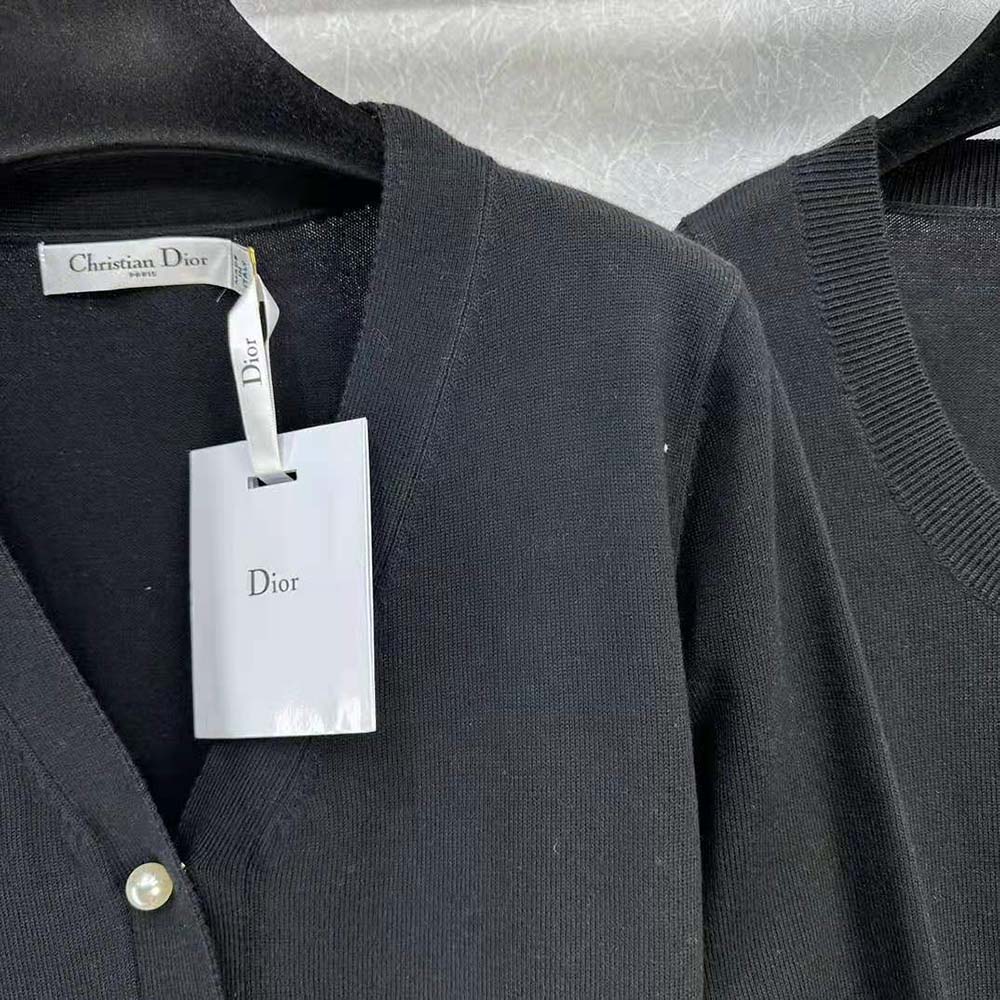 Dior Women Twin-set Black Cashmere Knit 6 Dior Women Twin-set Black Cashmere Knit - Image 6