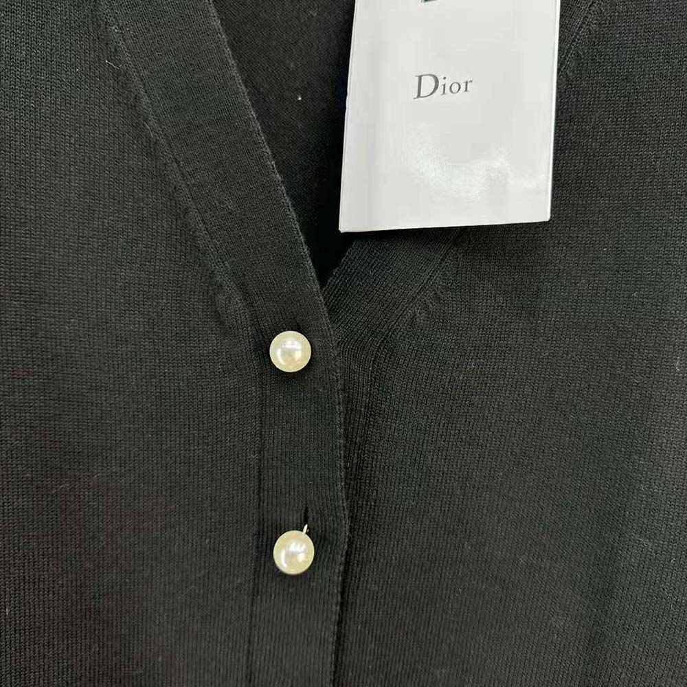 Dior Women Twin-set Black Cashmere Knit 9 Dior Women Twin-set Black Cashmere Knit - Image 9