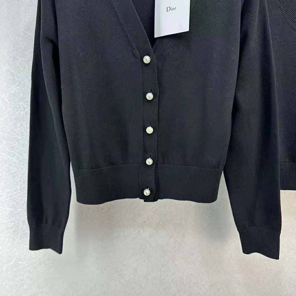 Dior Women Twin-set Black Cashmere Knit 8 Dior Women Twin-set Black Cashmere Knit - Image 8
