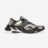 Dolce Gabbana D&G Men Mesh Fast Sneakers-Black
