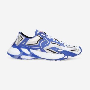 Dolce Gabbana D&G Men Mesh Fast Sneakers-Blue