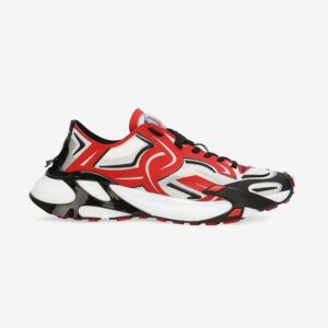 Dolce Gabbana D&G Men Mesh Fast Sneakers-Red