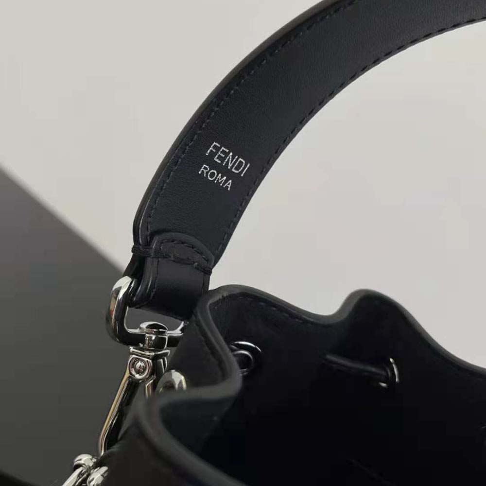 Fendi Women Mon Tresor Black Leather Mini-bag 9 Fendi Women Mon Tresor Black Leather Mini-bag - Image 9