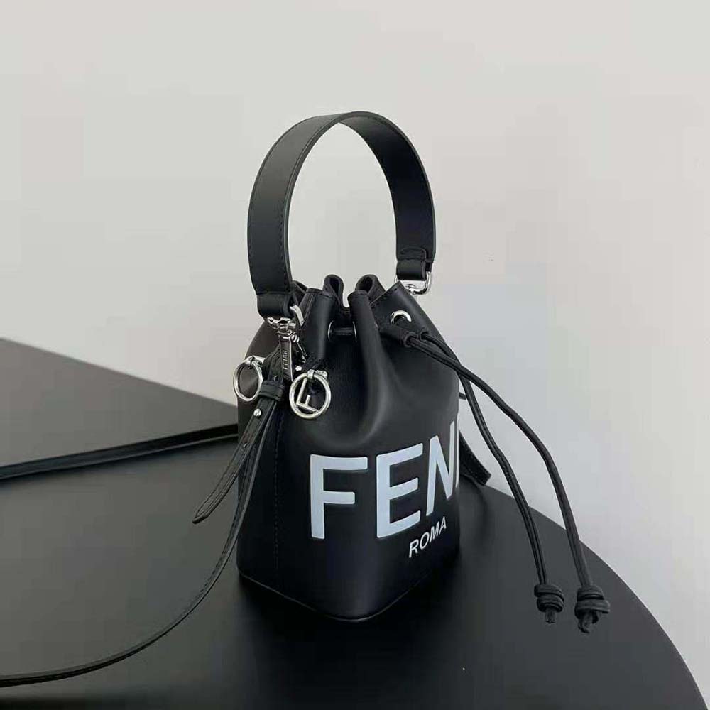 Fendi Women Mon Tresor Black Leather Mini-bag 3 Fendi Women Mon Tresor Black Leather Mini-bag - Image 3