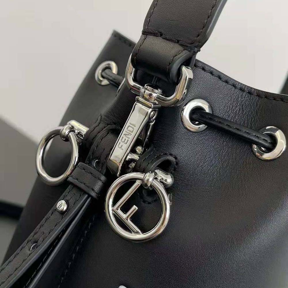 Fendi Women Mon Tresor Black Leather Mini-bag 6 Fendi Women Mon Tresor Black Leather Mini-bag - Image 6