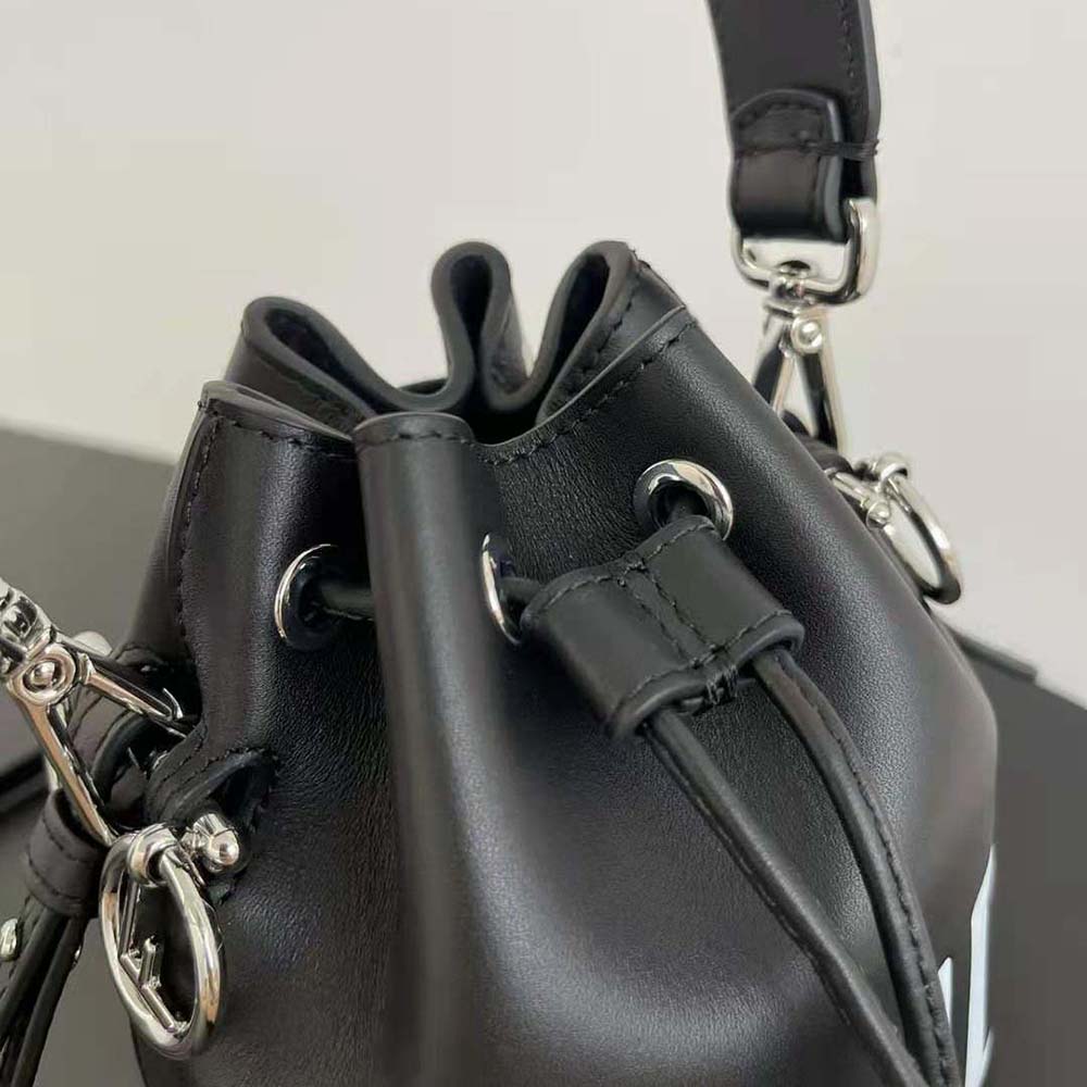 Fendi Women Mon Tresor Black Leather Mini-bag 7 Fendi Women Mon Tresor Black Leather Mini-bag - Image 7