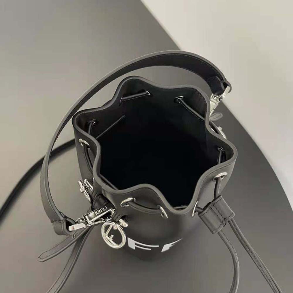 Fendi Women Mon Tresor Black Leather Mini-bag 8 Fendi Women Mon Tresor Black Leather Mini-bag - Image 8
