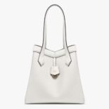 Fendi Women Origami Medium White Leather Bag That Can be Transformed