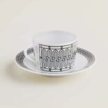 Hermes Unisex H Deco Tea Cup and Saucer