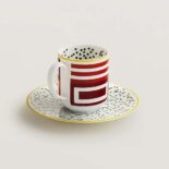 Hermes Women Hippomobile Coffee Cup and Saucer n°1