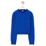 Loewe Women Sweater in Wool-Blue
