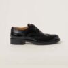 Miu Miu Women Church's X Miu Miu Brushed Leather Oxford Brogue Shoes