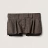 Miu Miu Women Prince of Wales Check Miniskirt